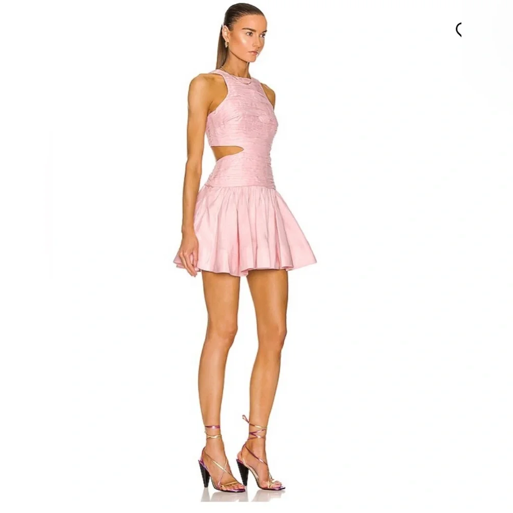 Aje Introspect Mini Dress in Pink - Picture 1 of 5